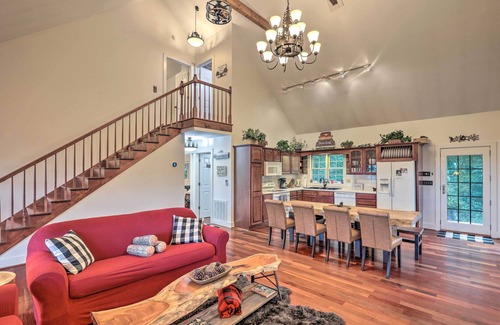 Gerton Cabin | Tranquil Hendersonville Cabin w/Mountain Views!