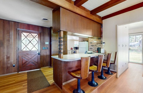 Shelton Cabin | Tranquil home with large deck, wooded views, & direct access to the Puget Sound