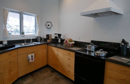 Prattsville House | Tranquil, Modern Retreat with Distant Mountain Views, Sauna, Wood Stove