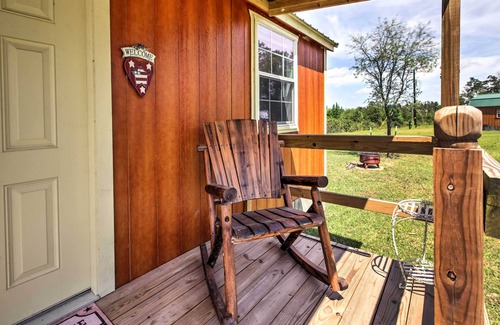Waller Cabin | Tranquil Plantersville Cabin: Farm Animals On-Site