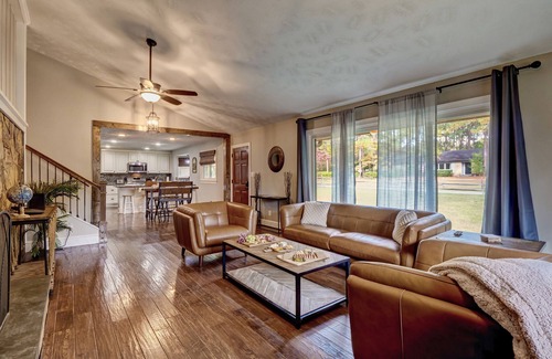 Pinehurst House | Tranquil Retreat w/Hot Tub, Large Patio, 2 living rooms
