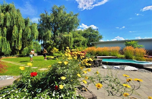 Central Okanagan House | Tranquil Waterfront Retreatw/Hot Tub, Pool, Pet-Friendly Haven