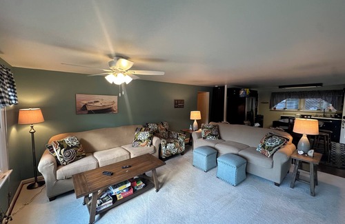 Bath House | Tranquil waterfront retreat 3-bedroom house with WiFi in charming Bath NY