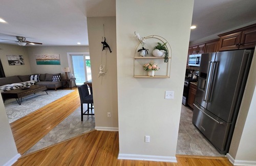 Absecon House | Tranquility Near the Sea with in-ground salt water pool and fenced in yard.