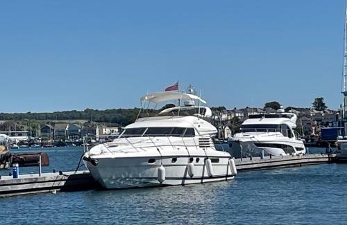 Turnchapel Boat Rental | Tranquility Yachts -a 52ft Motor Yacht with waterfront views over Plymouth.
