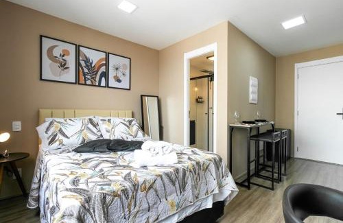 Bras Apartment | Tranquilo Studio no Brás com Piscina/Metrô Brás