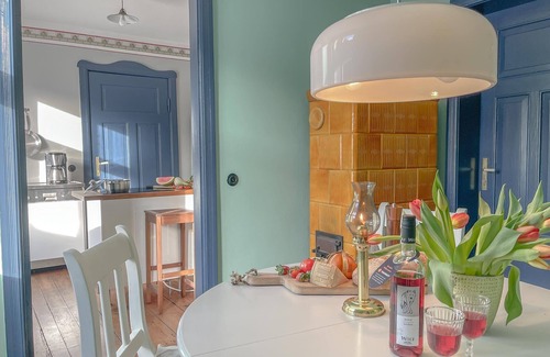 Ahlbeck House | traumHaff Protected monument Malchen's yard, sauna, open fireplace, fenced meadow