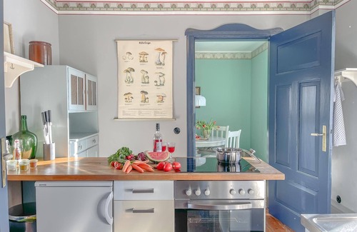 Ahlbeck House | traumHaff Protected monument Malchen's yard, sauna, open fireplace, fenced meadow