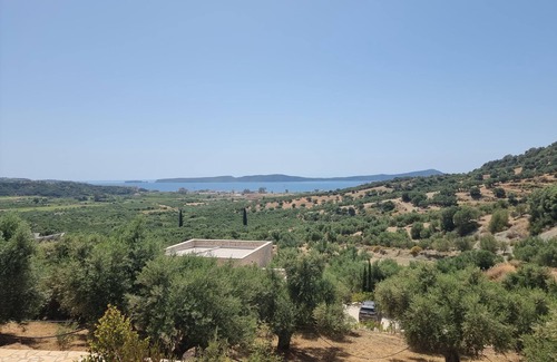 Messinia Villa | Traumvilla mit Blick auf die Bucht von Navarino - 5 min zum Strand und Golfplatz