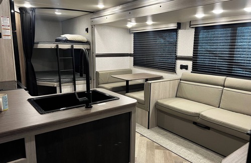 Bridgeport Resort | Travel Trailer With a Lake View: Your Cozy Escape Awaits!