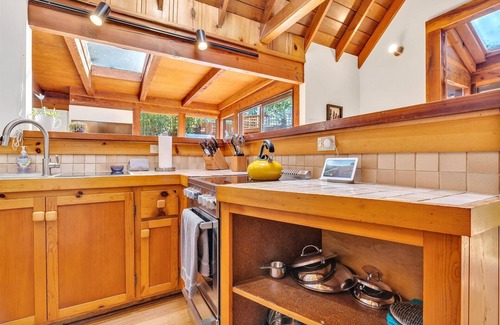 Guerneville House | Tree Fort:FUN Treetop Cabin Perfection!Outdoor TV! EV Charger! HtTb,Decks,Pup