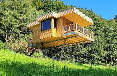 Solling Apartment | Tree house Ahletal, living/bedroom - Baumhaushotel Solling
