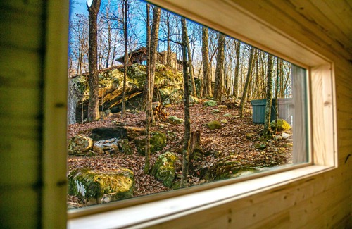 Beersheba Springs Cabin | Tree loft 1 a view for miles in the trees