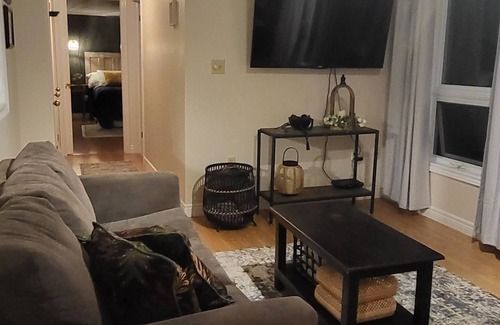 Points East Apartment | Treetop Apartment in Victoria Cross. Spacious apt with balcony overlooking creek
