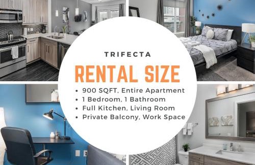 Third Ward Apartment | Trifecta Luxury Serviced Apartment in Uptown CLT