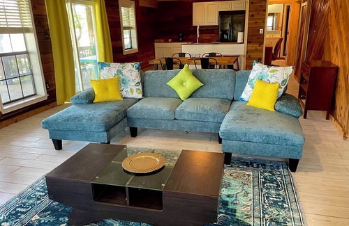 Trinity House | Trinity Chalet, Lakefront Downstairs Home w/, Covered Patio! Sleeps 3