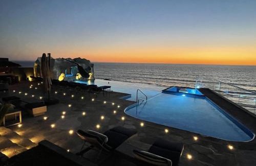 Playas de Rosarito House | Tritons Place-Half Acre Oceanfront Paradise With Private Pool, Jacuzzi, Fire Pit, Beach Access