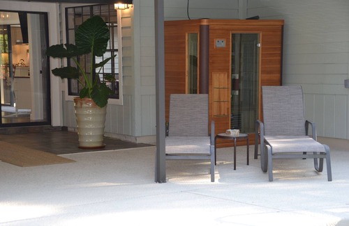 Palm City House | Tropical Paradise! Heated Pool & Sauna. Large very private yard. Near Everything