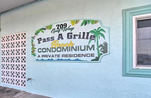 Pass-a-Grille Historic District Apartment | Tropical Pass-A-Grille Gem with Direct Beach Access!