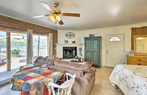 Tanque Verde Apartment | Tucson Casita with Fireplace View Animals and Mtns