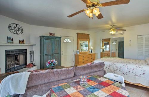 Tanque Verde Apartment | Tucson Casita with Fireplace View Animals and Mtns