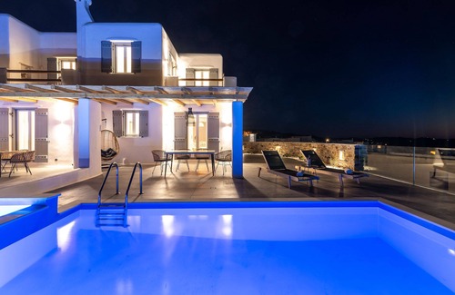 Glinado Villa | Turquoise Villa - Naxian Sunset Villas complex - Private Pool