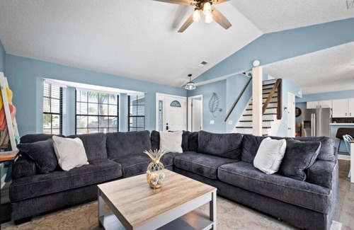 Dolphin's Cove House | Twin Palms Beach House - Salt Pool! Hottub! Game Room!