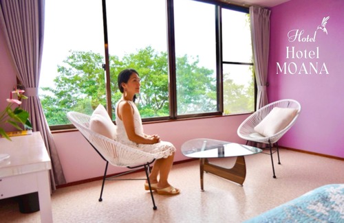 Oshima Hotel | Twin queen size bed with private bathroom/Oshima-cho Tokyo