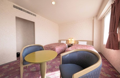Miyakonojo Hotel | Twin Smoking Room without meals/Miyakonojo Miyazaki