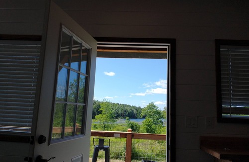 Beaver Dams Cabin | "Twins East" Waterfront property and micro cabin- 10 minutes from Watkins Glen!