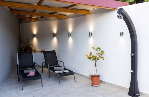 Rozat Apartment | Two bedroom apartment w/big terrace w/solar shower and sunbeds,free parking spot