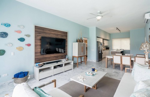 Las Terrenas Apartment | Two-bedroom apt with pool view/bbq in Lake view