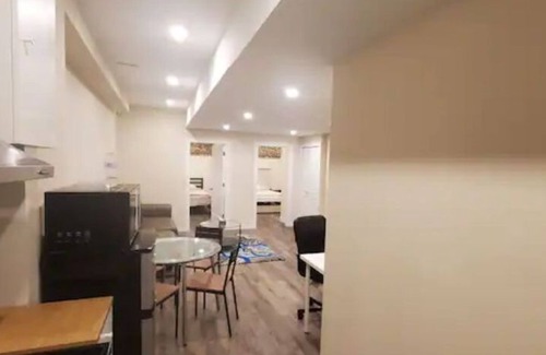 Calgary Apartment | Two bedroom basement suit, street parking.