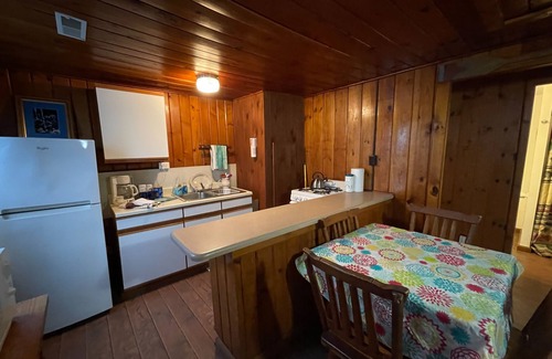 Northeastern Michigan Resort | Two bedroom cabin right on the beach!