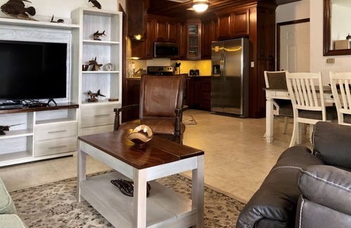 San Pedro Condo | Two Bedroom Ground Floor Ocean View Condo - Gold Standard Approved