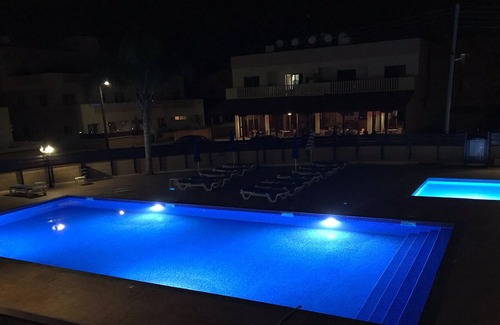 Liopetri Apartment | Two bedroom ground floor apartment with large communal pool in relaxing location