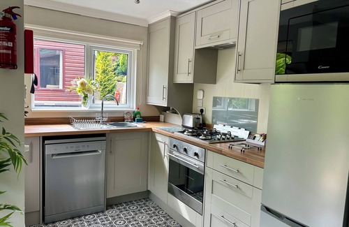 Barbrook Cabin | Two bedroom lodge within walking distance of Lynton Centre. Free fishing onsite