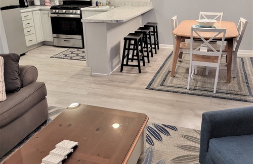 Onekama Condo | Two-bedroom spacious lakefront condo at Portage Point Resort!