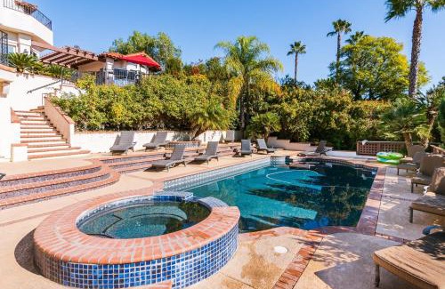 Escondido House | Two Estates w Pools Hot Tubs Game Rooms Valley Views Tennis Court Near Beaches Wineries