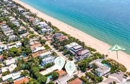 Lauderdale Beach House | TWO houses ONE Property Game Room Heated Pool 2 Hot Tubs STEPS from Beach RESlDENCES