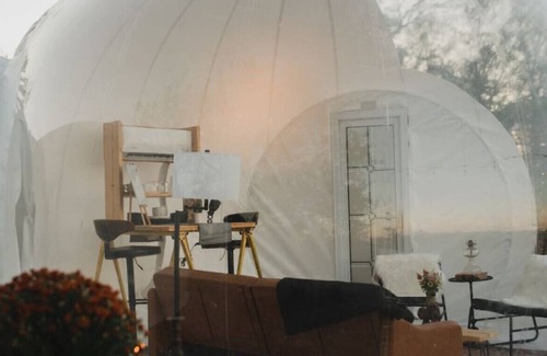 Westminster House | Two Inflatable Bubble Domes with Sunset/Star Views