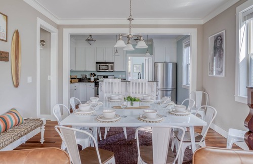 Nelscott House | Two King Suites, Hot Tub, Family Perks in this Park-side Olivia Beach Cottage!