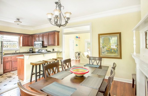 Beach Institute House | Two-Level Cottage w/Private Veranda, Pet Friendly, Parking by Lucky Savannah