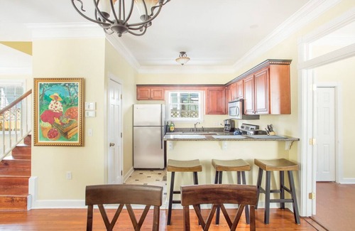 Beach Institute House | Two-Level Cottage w/Private Veranda, Pet Friendly, Parking by Lucky Savannah