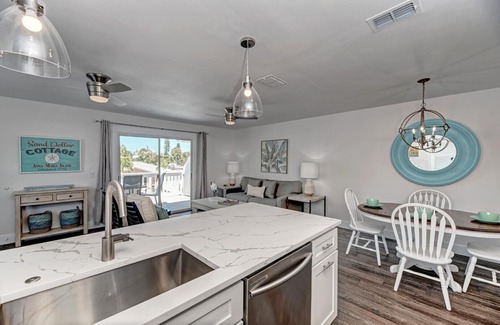 Holmes Beach House | Two minute walk to beach! PRIVATE HEATED POOL w covered lanai. Great location!