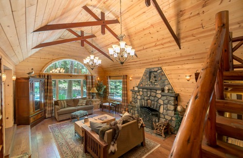 Crestline Cabin | Two mountain cabins included! Walk everywhere downtown and Lake Gregory!