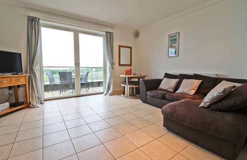 Treyarnon Apartment | Two storey apartment with balcony and sea views opposite the beach