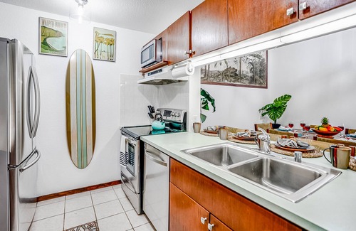 Poipu Apartment | Two-story condo in central Poipu with lanai, pool & W/D - walk to Baby Beach