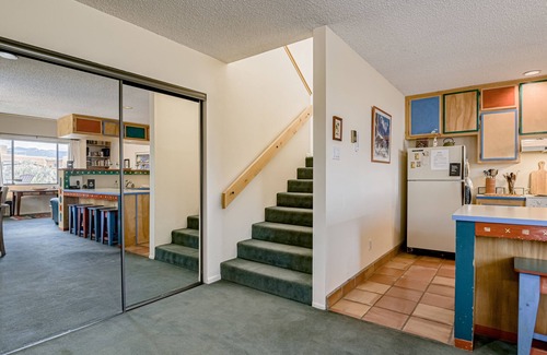 El Prado Condo | Two-Story Dog-Friendly Condo w/Private Patio, Free WiFi, Wood Fireplace, Views