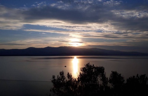 Mytilene House | Two story house in a plot with olive trees with amazing view